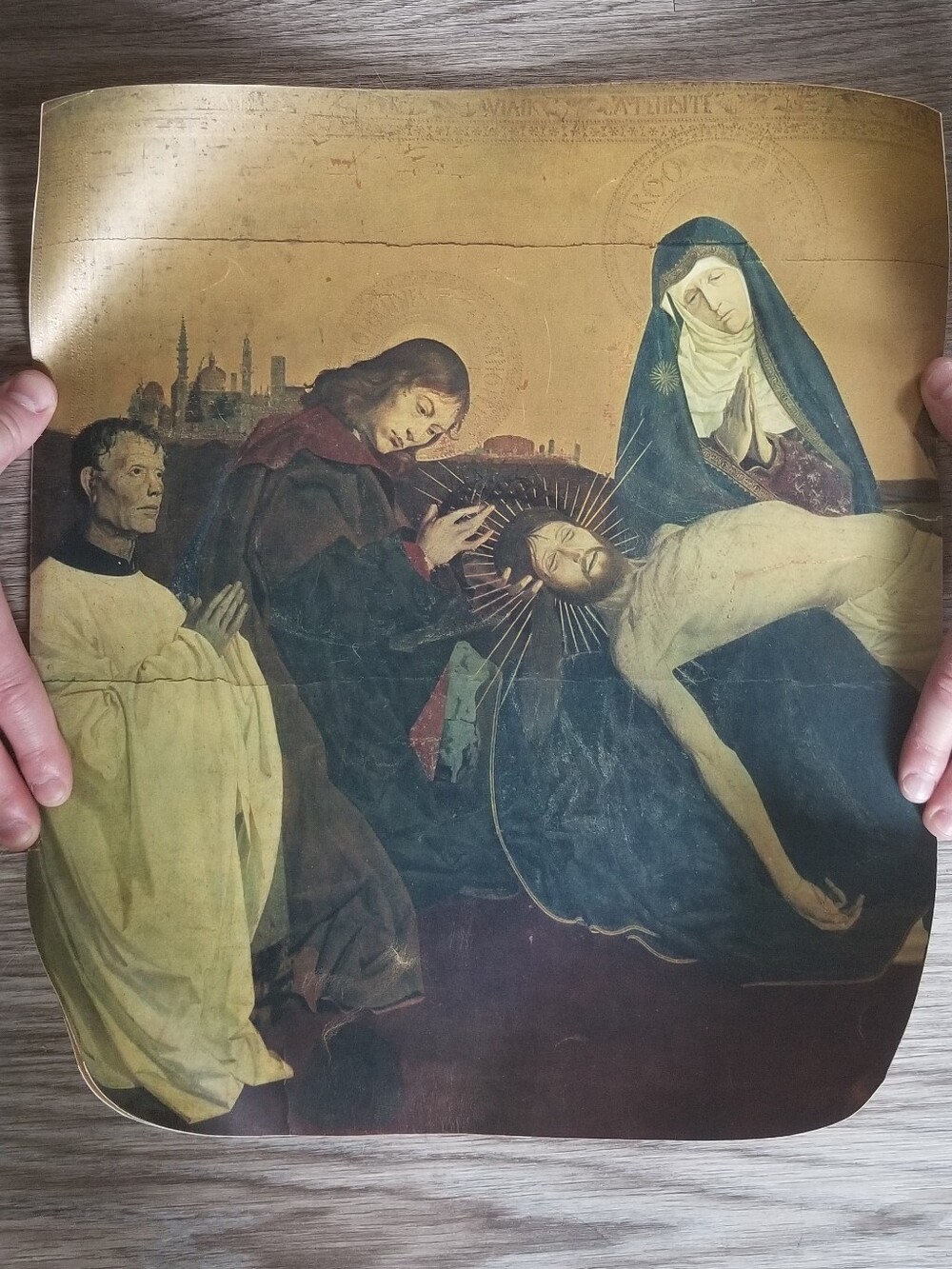 Nicolas Froment - Pieta D'Avignon (The Avignon Pieta) (c.1460) Print No.23540